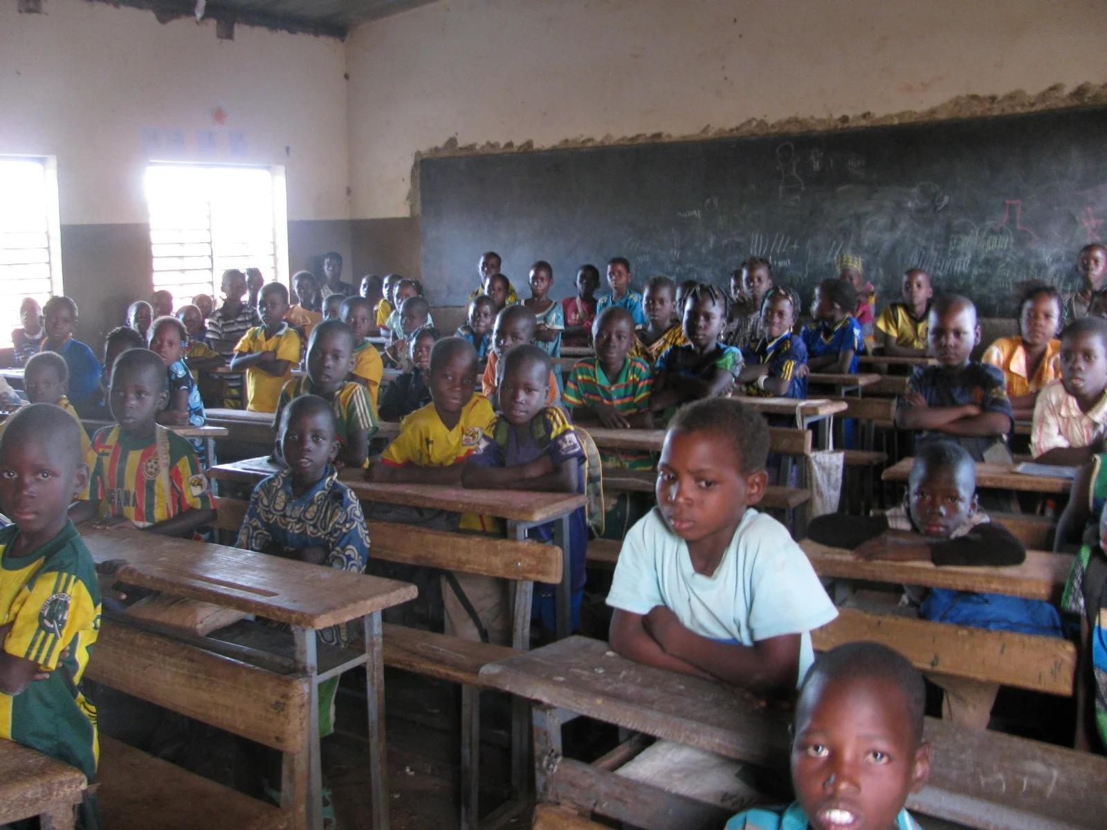 young students in a classroom